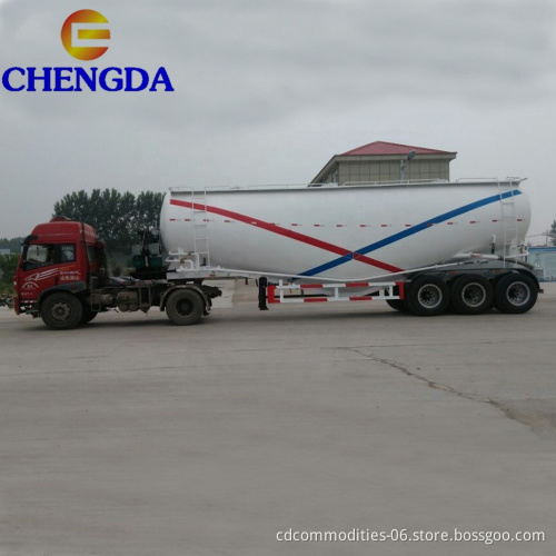 Low Price SINOTRUK 3 Axle 45CBM Bulk Cement Tanker Trailer
